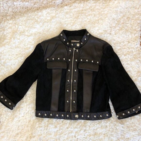 Red Valentino Suede Jacket - Picture 2 of 8